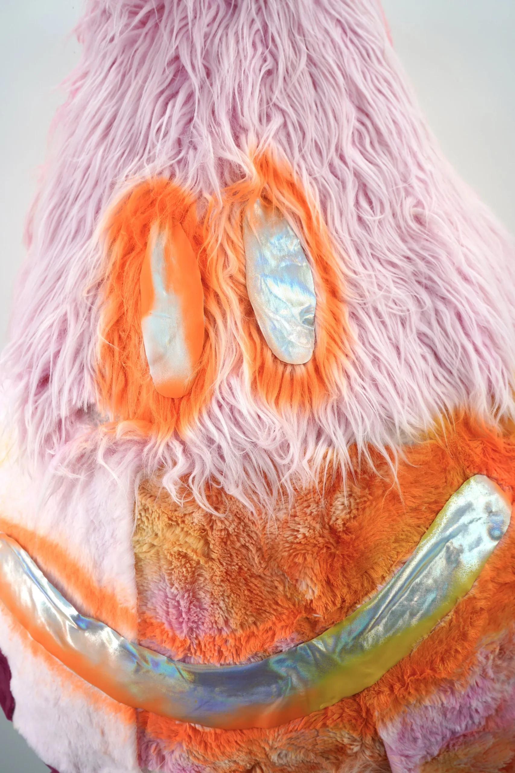 sophia-huang-artist-the-recovering-people-pleaser-closeup-resin-mixed-media-sculpture-2025